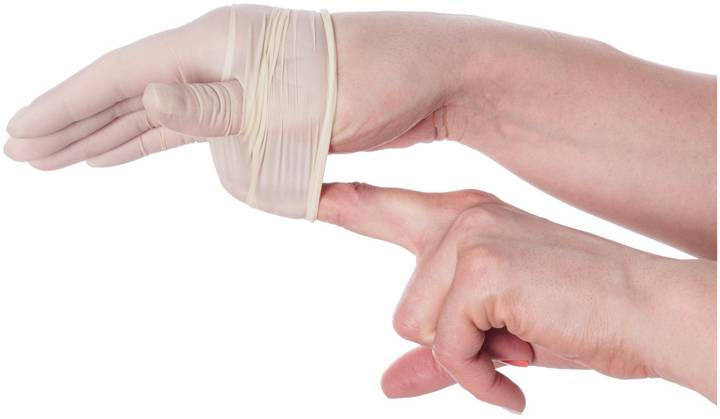 Rękawice lateksowe medyczne - bezpudrowe - 100 sztuk - rozmiar M