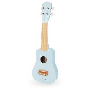 Drewniana gitara dla dzieci - ukulele - kolor niebieski
